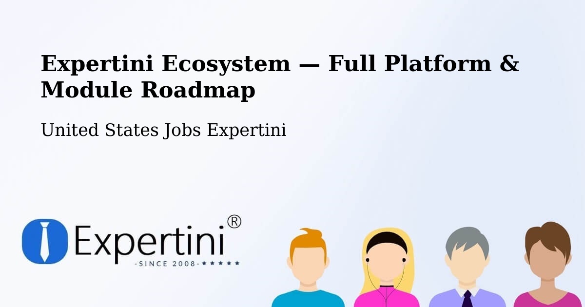 Expertini Ecosystem — Full Platform & Module Roadmap – Friendly