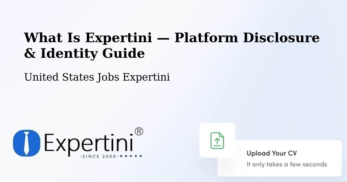 What Is Expertini — Platform Disclosure & Identity Guide – Friendly